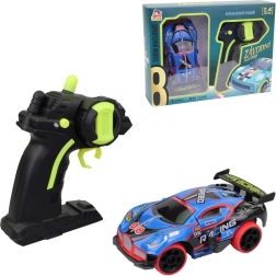 Coche de carreras RC 2,4 GHz 1:32 con LED, 13 cm