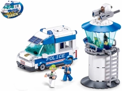 Sluban Metropolis kit de construcción de coche y torre de policía