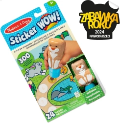 Pegatina WOW! Conejito con sellos