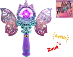 Varita mágica luminosa para pequeñas hadas 21 cm