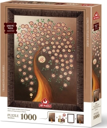 Puzzle con marco y pegamento 3 en 1 99 nombres de Alá 1000 piezas