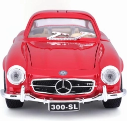 Modelo metálico BBURAGO 1:24 MERCEDES‑BENZ 300 SL rojo