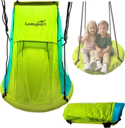 Tienda verde para columpio tipo nido