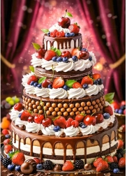Puzzle Cherry Pazzi Alimentación equilibrada 1000 piezas