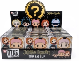 JUJUTSU KAISEN llavero con clip – set coleccionable de 5 personajes (expositor 24 uds)