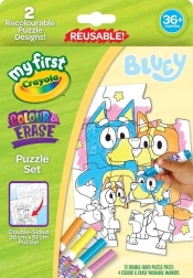Puzzle para colorear Crayola Bluey 12 piezas