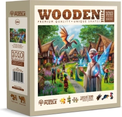 Puzzle de madera Aldea fantástica 1010 piezas