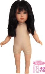Muñeca realista Llorens Greta 40 cm con cuerpo suave