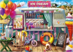 Puzzle EDUCA – camión de helados, 500 piezas