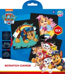 Láminas para rascar Paw Patrol 6 uds.