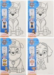 Pintura sobre lienzo PATRULLA CANINA – kit creativo para niños