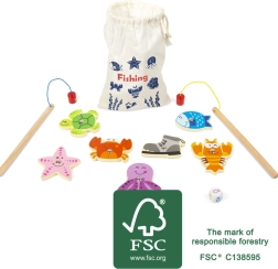 Juego de pesca magnética para niños