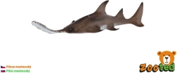 Figura de pez sierra de dientes grandes de plástico, 22 cm