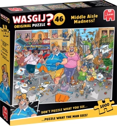 Puzzle JUMBO WASGIJ 46 La locura de la calle principal 1000 piezas