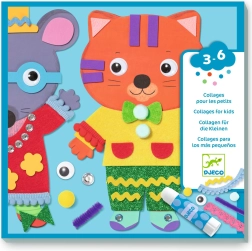 Djeco Collage - Pequeños Corazones Valientes