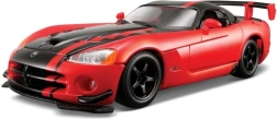 Modelo de metal de coche 1:24 Dodge Viper SRT10 ACR