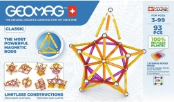 Juego de construcción magnético Classic Recycled de 93 piezas – naranja