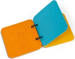 Libro de silicona para el desarrollo sensorial y motor