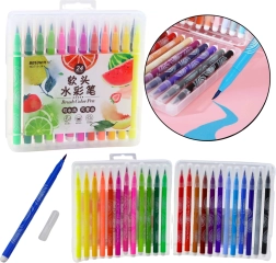 Set de rotuladores acuarelables en organizador, 24 colores