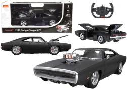 Coche RC 1:16 DODGE Charger R/T con elementos abatibles – negro