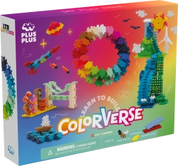 Plus-Plus Aprende a construir Súper set Arcoíris