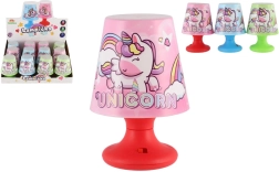 Mini lamparita infantil de unicornio a pilas, 8 × 11 cm, 3 colores