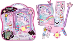 Diario elegante que brilla en la oscuridad para niños