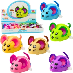 Ratón de cuerda con cola móvil 8 cm – mix de colores