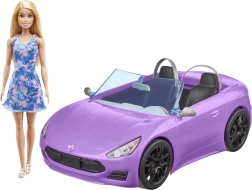 Barbie descapotable y muñeca