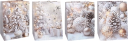 Bolsa de regalo Navidad L 31 × 40 × 12 cm