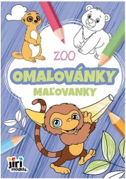 Libro para colorear A5 Zoo JIRI MODELS