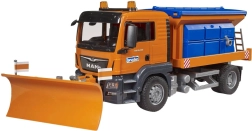 Bruder MAN TGS vehículo de mantenimiento invernal con esparcidor y pala quitanieves 1:16