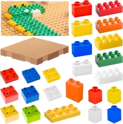 Masterkidz set de bloques de construcción STEM 135 uds con accesorios para panel 4 uds
