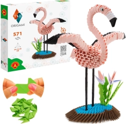 Alexander set creativo de origami 3D flamenco