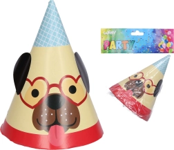 Sombreros de fiesta con motivo de perro 15 cm (6 uds)