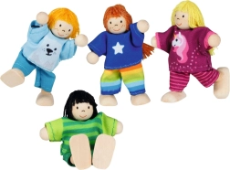 Marioneta de madera flexible para niños (Goki) - 1 unidad
