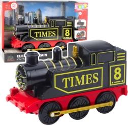 Locomotora retro eléctrica con luces y sonidos