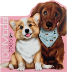 Cuaderno creativo con motivo de perritos