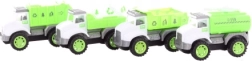 Coche de construcción de plástico en bolsa