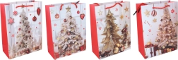Bolsa de regalo navideña mediana