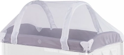 CHIPOLINO mosquitera para cuna de viaje plegable 120 × 60 cm – blanca