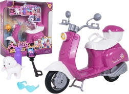 Scooter para muñecas con accesorios