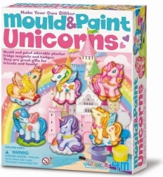 Set creativo Moldes de yeso - Unicornios brillantes