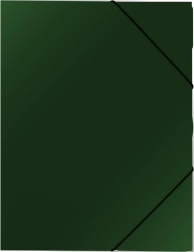 Carpeta con goma A4, verde, PP 350 µm