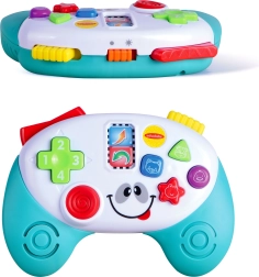 Mando de juego infantil con luces y sonidos, habla checo