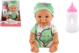 Muñeca bebé con biberón 26 cm