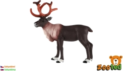 Reno polar Zooted, figura de plástico de 15 cm