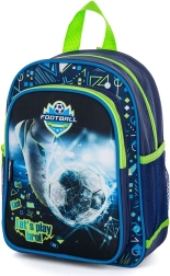 Mochila infantil preescolar con motivo de fútbol