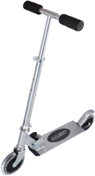 Patinete plegable de aluminio con puños de espuma, freno de pie y capacidad de carga de 50 kg
