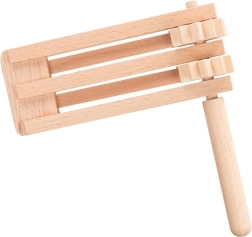 Carraca doble de madera Goki
